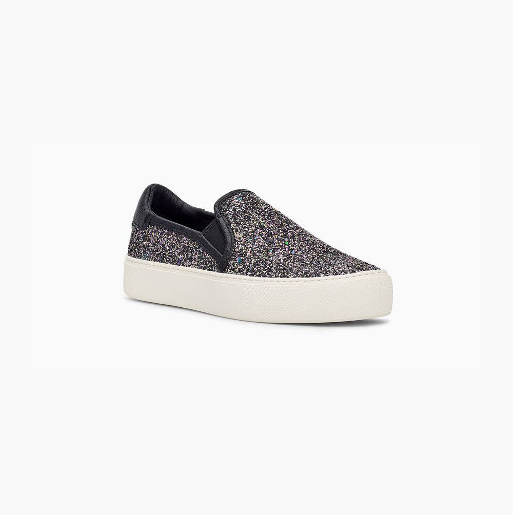 UGG Jass Chunky Glitter Black Sneakers for Women (TDVP04751)